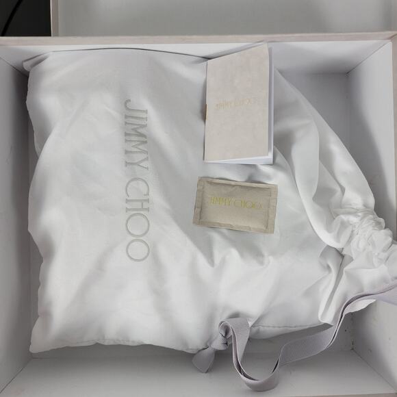 Jimmy Choo Hermione Platform Women Sandals Size 41 US11 Tan Leather Open Toe NEW - Picture 12 of 14